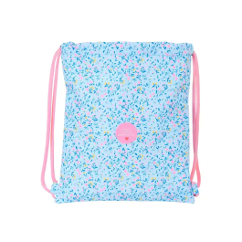 Bolsa Mochila con Cuerdas Vicky Martín Berrocal Paraíso Azul Rosa 35 x 40 x 1 cm Precio: 8.49999953. SKU: B1FWAKGNR2