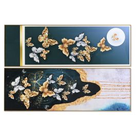 Cuadro DKD Home Decor 180 x 3 x 60 cm Mariposas (2 Unidades) Precio: 247.94999955. SKU: S3028601