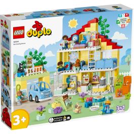 LEGO Duplo 10994 Casa Familiar 3en1 Juego de Construcción para Niños y Niñas a Partir de 3 Años con 218 Piezas Multicolor