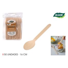 Set de 50 cucharas de madera Algon 16 cm (20 Cajas) Precio: 32.49999984. SKU: B1AKX3D9E2