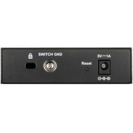 D-Link DGS-1100-05V2 Switch Smart Gestionable 5 Puertos Gigabit Ethernet Silencioso L2, Detección de Bucle y Diagnóstico de Cable
