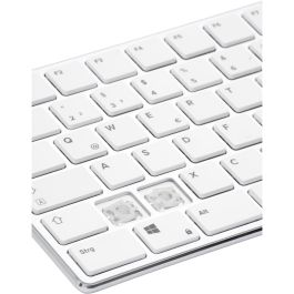 Speedlink SL-640010 Teclado RIVA Slim Metal Scissor Alámbrico USB, switch tijera, QWERTZ alemán, color blanco