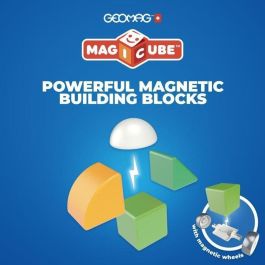 Geomag GEO1686145317319 Bloques Magnéticos Mi Pequeño Mundo de Formas - 25 Piezas - Educativo - Plástico Reciclado - 12+ Meses