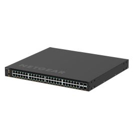 NETGEAR Gsm4352-100Nes Switch Gestionable Gigabit Ethernet 52 Puertos, 48 PoE+ (236W-1440W), 4xSFP+ para Redes Avanzadas