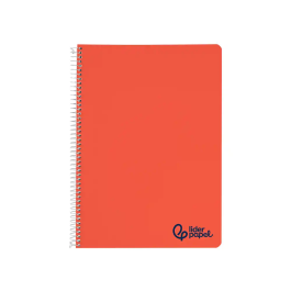 Liderpapel Cuaderno Espiral A5 Wonder Tapa Plástico 80 Hojas 90gr Liso Colores Surtidos