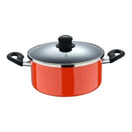 Cacerola de acero al carbono con tapa, inducción, valencia experto ø24 cm