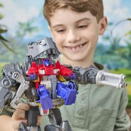 Hasbro HASG07485L0 Transformers Cyberworld Grimlock Bite and Battle, figura de 9 pulgadas, a partir de 6 años