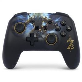 Power A Mando Inalámbrico Nintendo Switch NSGP0028-01, Diseño Link vs. Lynel, Licencia Oficial, Color Negro