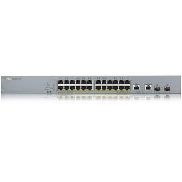 Zyxel GS1350-26HP-EU0101F Switch Gestionado L2, 24 Puertos Gigabit Ethernet, PoE, Gris
