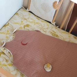Domiva DOM3700948340714 Saco de dormir reversible Honey Moon para bebé 0-6 meses 70 cm