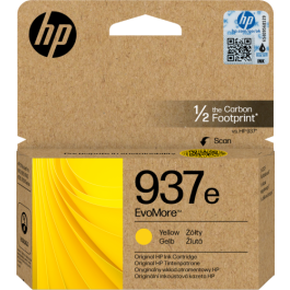 HP Cartucho de Tinta Original EvoMore 937e Amarilla - Compatible con OfficeJet Pro 9120e, 9130e, 9720, 9730 - Ref. 4S6W8NE Precio: 56.78999964. SKU: B19NQ4FH7P