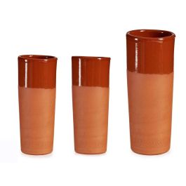 Vaso Tubo Barro 330 ml La Dehesa - 7x16x7 cm, Miel (12 Unidades) Precio: 24.99000053. SKU: S3600031