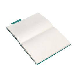 Cuaderno Con Gomilla Antartik Notes Tapa Dura A4 Hojas Lisas Verde Aguamarina 100 Hojas 80 gr Fsc