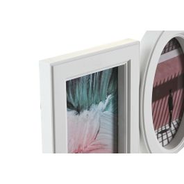 DKD Home Decor Marco Multifoto Romantico Blanco 48 x 2 x 34 cm