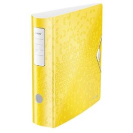 Archivador Palanca Leitz Active Wow Polyfoam A4 180º 75Mm Lomo Curvado Y Cierre Con Goma Amarillo (Set de 5) Precio: 79.88999953. SKU: B1BHPL62ET