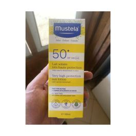 Mustela Leche Solar Muy Alta Protección SPF50+ para Bebé y Niño, 100 ml
