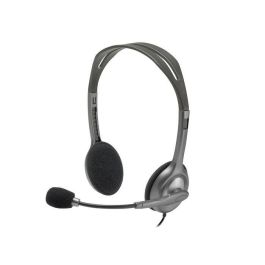 Logitech H110 Auriculares Estéreo con Micrófono Flexible giratorio, Conexión Jack 3.5mm para PC, Móvil, Tablet, Diadema Ajustable Precio: 11.49999972. SKU: S0201535