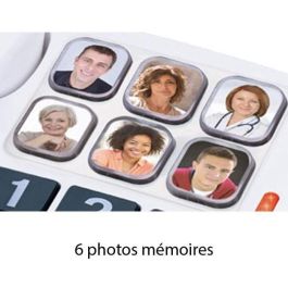 Teléfono Fijo para Mayores Alcatel ATL1416459 LED Blanco