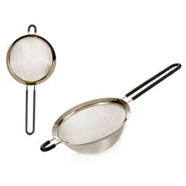 Colador Kinvara Negro Gris Silicona Acero Inoxidable Ø 12 cm 27 x 4,5 x 12 cm 12 x 24 x 4,5 cm (24 Unidades)