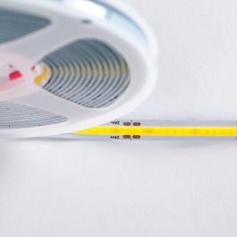 Tira de LEDs COB 320 LEDs/M 50W 4700Lm CRI90 2700K 24VDC IP20 Ancho 8mm x5M Blanco Cálido CA-COB-320-24DC-WW