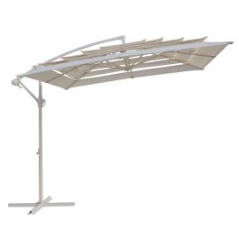 DKD Home Decor Parasol para Terraza y Jardín Blanco 250 x 250 x 250 cm Precio: 139.49999976. SKU: B1587TX77F