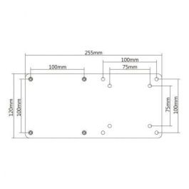 Aisens Soporte Vesa Adaptable para Montaje de NUC, Mac Mini o Mini PC en Monitor o TV - Compatible con VESA 75x75, 100x100 mm - Fabricado en Acero y Aluminio Aisens Soporte Vesa Adaptable para Montaje de NUC, Mac Mini o Mini PC en Monitor o TV - Compatible con VESA 75x75, 100x100 mm - Fabricado en Acero y Aluminio