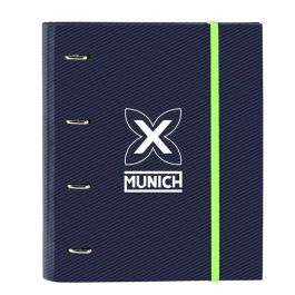 Munich Carpeta 4 Anillas 35mm con Recambio Blue Indigo 27x32x3,5 cm Precio: 15.49999957. SKU: B142JKNF8T