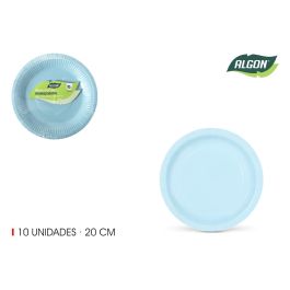 Set de 10 platos de cartón azul Baby Soja 20 cm Algon (36 Cajas) Precio: 22.79000031. SKU: B175R6F4CS