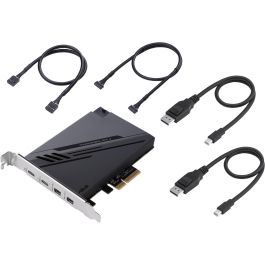 ASUS ThunderboltEX 4 Tarjeta de Expansión PCIe - Intel Thunderbolt 4 JHL8540, USB 3.2 Gen 2, Mini DisplayPort para PC