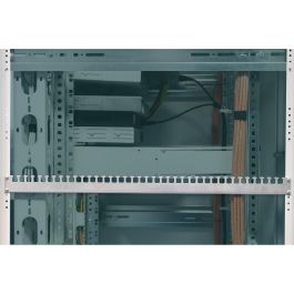 Digitus Canaleta Organizador de Cables para Armarios Rack 19" Unique+Dynamic Basic, Acero Inoxidable, Negro, 1 pieza