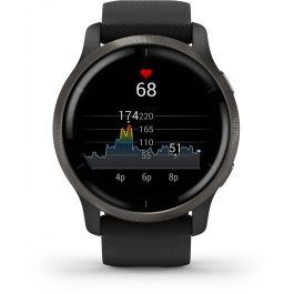Garmin Venu 2 Smartwatch GPS 45mm, Reloj Inteligente Fitness con Música, Pagos y Monitor de Salud, Color Negro