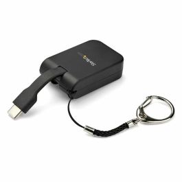 Adaptador USB C a VGA Startech CDP2VGAFC Negro