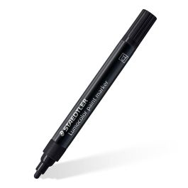 Rotulador permanente Staedtler Lumocolor Negro (10 Unidades)