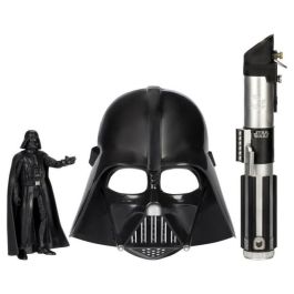 Darth Vader Dark Side Pack, sable láser rojo, máscara de Darth Vader y figura de 15 cm, accesorio, 4 años, Star Wars Darth Vader Dark Side Pack, sable láser rojo, máscara de Darth Vader y figura de 15 cm, accesorio, 4 años, Star Wars