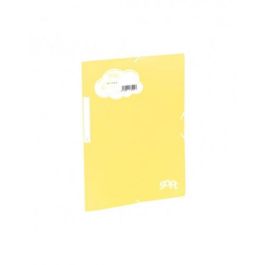 Carpeta Solapas Soft Polipropileno C/Etiqueta y Goma Amarillo Carchivo 20160120