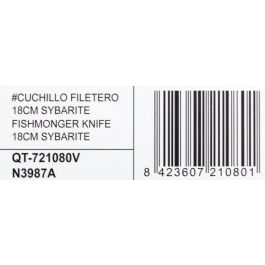 Quttin Cuchillo Filetero Sybarite 18 cm (8 Unidades)