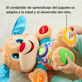 Fisher-Price Fpm53 Perrito Primeros Descubrimientos Juguete Interactivo Aprende Palabras Colores Formas Partes Cuerpo Tecnología Inteligente 3 Niveles +6m