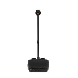 Fonestar Interfon-V: Intercomunicador de Ventanilla Doble Dirección con Micrófono Flexo, Manos Libres, Control Volumen Independiente y Mute, 2x5W
