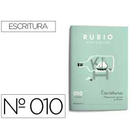 Rubio Cuaderno Caligrafía Nº 010 para Desarrollo de Destrezas Motrices y Lenguaje Escrito Certificado FSC Precio: 11.78999952. SKU: B1JCRHSM76
