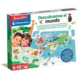 CLEMENTONI Puzzle Descubramos el mundo 124 piezas para niños 6-10 años: Aprende Geografía y Animales del Mundo Precio: 14.49999991. SKU: B1DV3T77QC