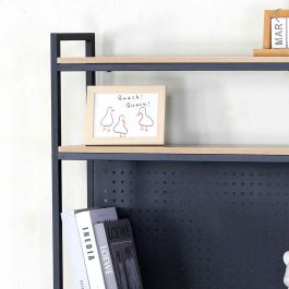 Mesa de Escritorio con Estantes Max Home Acero Melamina Aglomerado 84 x 148 x 50 cm