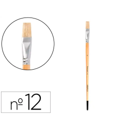 Liderpapel Pincel Nº 12 Punta Plana Cerdas para Oleo y Acrílica Certificado FSC Precio: 25.3616. SKU: B1H8EGTHHH