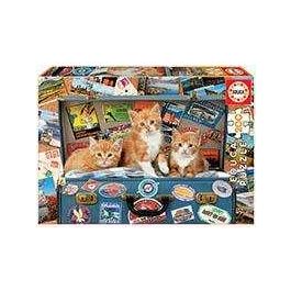 Puzzle 200 gatitos viajeros Puzzle 200 gatitos viajeros