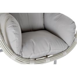 DKD Home Decor Sillón Colgante Terraza y Jardín Colección Breeze Gris 70 x 110 x 90 cm
