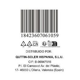 Cuchillo Multiusos Filo 11 cm BLACK - Quttin (36 Unidades) Cuchillo Multiusos Filo 11 cm BLACK - Quttin (36 Unidades)