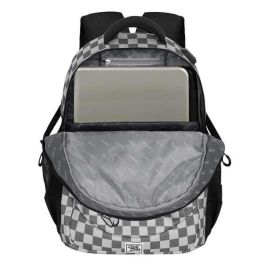 Karactermania Mochila Mickey Run. Plus FAN Move 44x34x21 cm, Gran Capacidad, Puerto USB, Material Ripstop, Gris