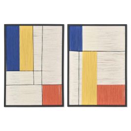 Cuadro Urban DKD Home Decor Multicolor 2.5 x 70 x 50 cm (2 Unidades) Precio: 59.50000034. SKU: B1K27RH445