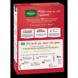 Vilmorin VIL3182670261411 Semillas de césped 7 días Primeros brotes ultrarrápidos Caja 1KG