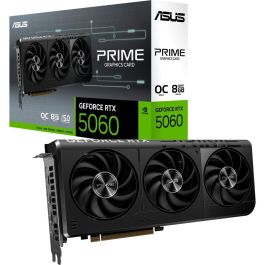 ASUS -RTX5060-O8G Tarjeta Gráfica NVIDIA GeForce RTX 5060 8GB GDDR7 PCI Express 5.0 con 3 Ventiladores Activos Precio: 360.99000003. SKU: B1DK8GYH3R