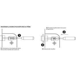 Yale Y60K-A50/N Cerradura Empotrable Orificio Cilindro para Puerta de Entrada Eje 50mm, Caja 148mm